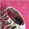 Image 5 : LARGE STERLING SILVER BIKER RING SIZE 7