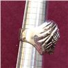 Image 2 : LARGE STERLING SILVER BIKER RING SIZE 12