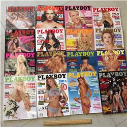LOT OF 16 LATE 90s EARLY 2000s PLAYBOY MAGAZINES