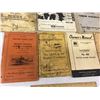 Image 5 : LOT OF VINTAGE MANUALS ETC