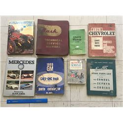 LOT OF AUTOMOTIVE RELATES BOOKS AND MANUALS