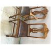 Image 2 : LOT OF 4 OLD CHAIRS