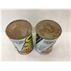 Image 4 : LOT OF 2 FULL DMO 1 QUART OIL CANS