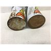 Image 5 : LOT OF 2 FULL DMO 1 QUART OIL CANS
