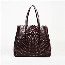 Alaia Leather Tote Bag