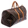 Image 1 : Louis Vuitton Monogram Keepall 50 Duffel Bag