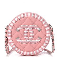 Chanel Caviar Leather Quilted Clutch