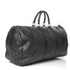 Image 2 : Louis Vuitton Monogram Eclipse Keepall 55 Duffel Bag