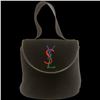 Image 1 : Yves St. Laurent Suede Embroidered Bag