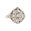 Image 1 : Gold/Platinum/Diamond Ring (Size 6)