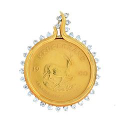 Gold Coin Pendant