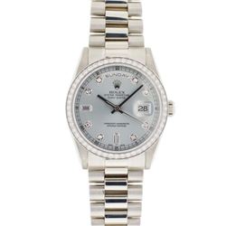 Rolex Diamond Dial & Bezel President Watch