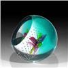 Image 2 : andrew Fote Clear-Encased Heart Paperweight
