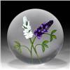 Image 1 : Chris Buzzini 1998 Lilacs Paperweight