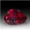 Image 2 : David Salazar 2000 Pink Heart-Shaped Paperweight