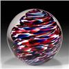 Image 1 : Glass Eye Studio 2001 Abstract Design Paperweight
