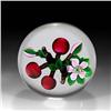 Image 1 : Ken Rosenfeld 1990 Mini Red Cherries Paperweight