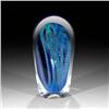 Image 1 : 2000 Abstract Design Crystal Paperweight