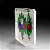 Image 2 : Saint Louis 1984 Three-Flower Bouquet Plaque