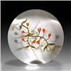 Image 1 : Paul Stankard 1974 Goats Rue Flowers Paperweight
