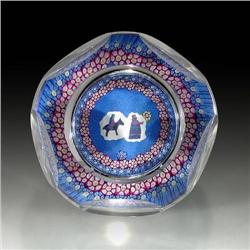 Whitefriars 1978 Mary and Joseph Paperweight
