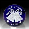 Image 1 : Signed 1979 Christmas Bells Paperweight