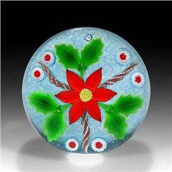 Phoenix 2002 Red Flower Paperweight