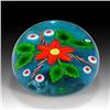 Image 2 : Phoenix 2002 Red Flower Paperweight