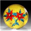 Image 1 : John Choko 1990s Poinsettias Paperweight
