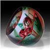 Image 2 : Caithness Glass 2001 Holly Faceted Paperweight