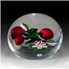 Image 2 : Ken Rosenfeld 1990 Mini Red Cherries Paperweight