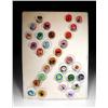Image 1 : Set of 30 R. Hansen Glass Paperweight Buttons
