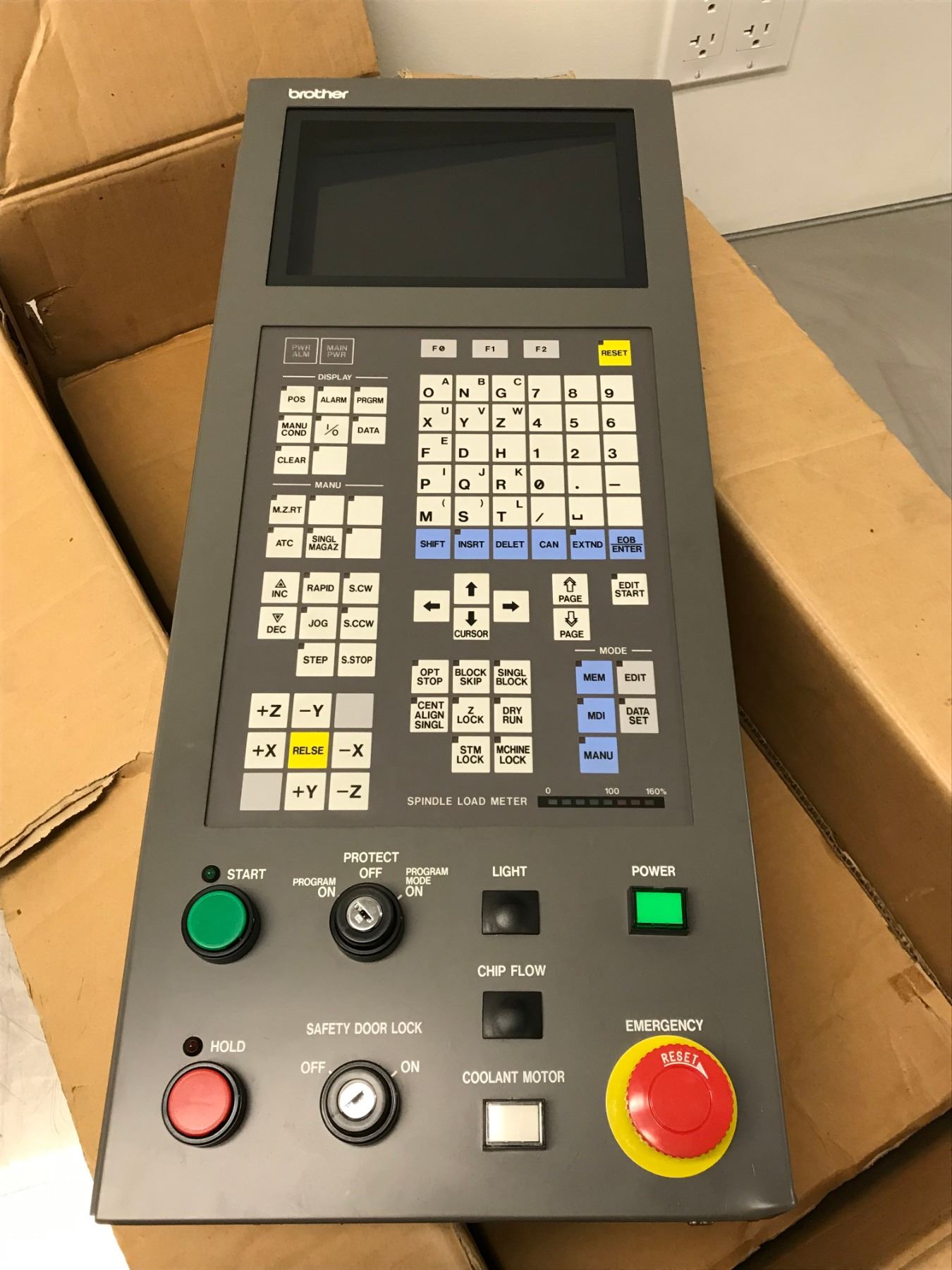 BROTHER OPERATOR PANEL FUJI INPUT PANEL BOARD AB12C-2064/_E1 *CRACKED ...