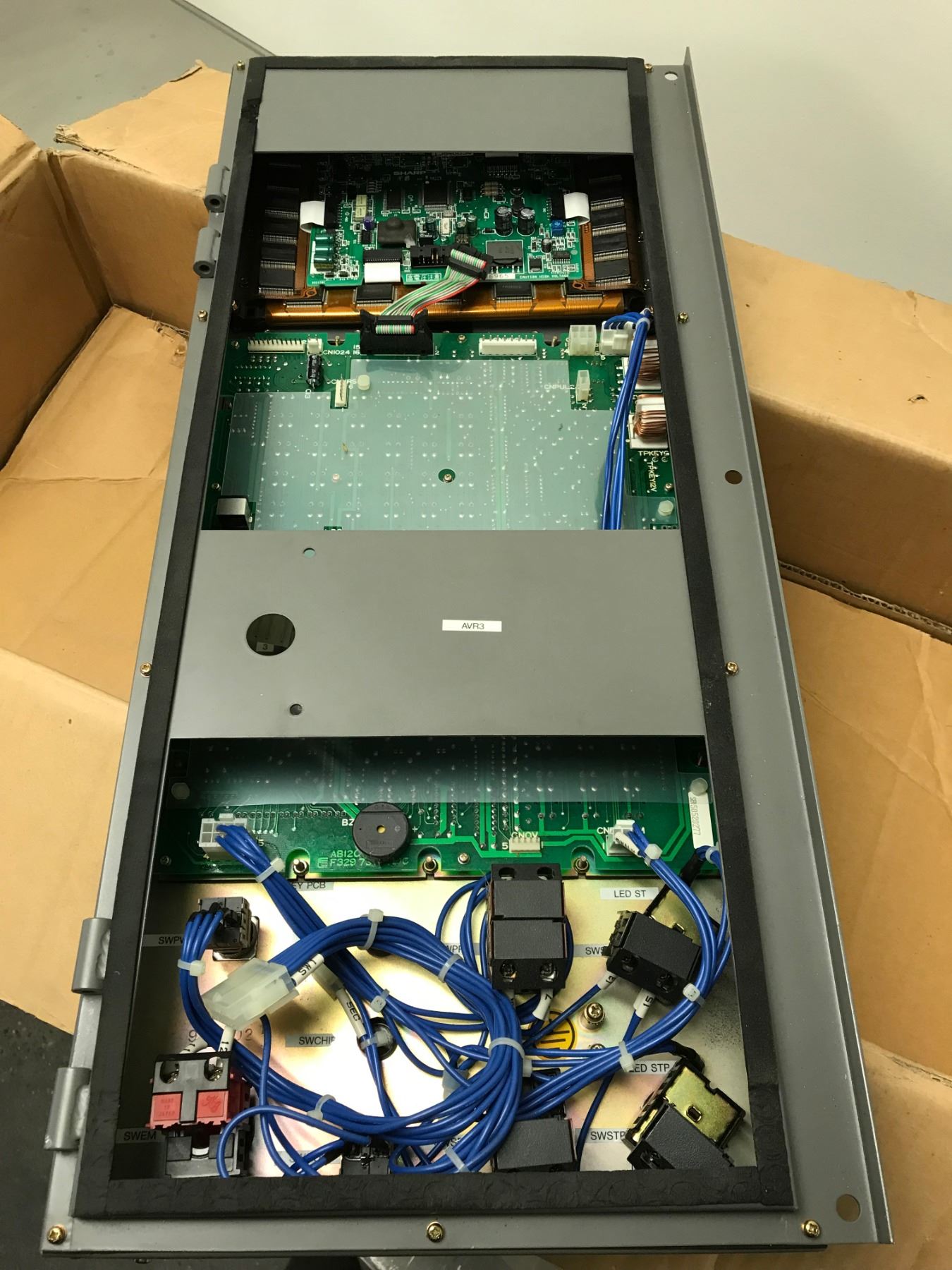 BROTHER OPERATOR PANEL FUJI INPUT PANEL BOARD AB12C-2064/_E1 *CRACKED ...