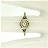 Image 5 : 18k White Gold Old European Diamond Solitaire Ring