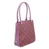 Image 3 : Salvatore Ferragamo Purple Embossed Leather Shoulder Handbag