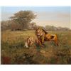 Image 1 : Mark King  "King of the Realm"  nature, African lions