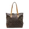 Image 1 : Louis Vuitton Monogram Canvas Leather Cabas Mezzo Shoulder Bag