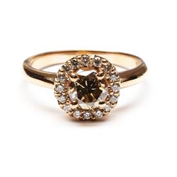 1.27 ctw Diamond Ring - 14K Rose Gold