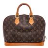 Image 2 : Louis Vuitton Monogram Canvas Leather Alma MM Handbag
