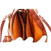Image 8 : MCM Brown Visetos Leather Coated Canvas Boston Handle Bag