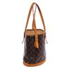 Image 3 : Louis Vuitton Monogram Canvas Leather Petit Bucket PM Bag