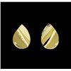 Image 1 : Concave Earrings - Gold Plated