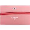 Image 5 : Chanel Peach Quilted Patent Leather Wallet on Chain Bag