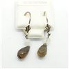 Image 1 : Silver Smokey Quartz(4ct) Earrings, Made in Canada, Suggested Retail Value $40