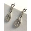 Image 2 : Silver Cubic Zirconia Earrings, Suggested Retail Value $140