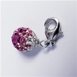 Silver Cubic Zirconia Pendant, Suggested Retail Value $20