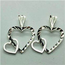 Silver Heart Shaped Pendant, Suggested Retail Value $50