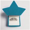 Image 1 : Silver Cubic Zirconia Ring (~Size 6.75)(Ring is resizable for $40)