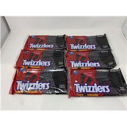 Twizzlers Black Licorice Twists (6 x 375g)